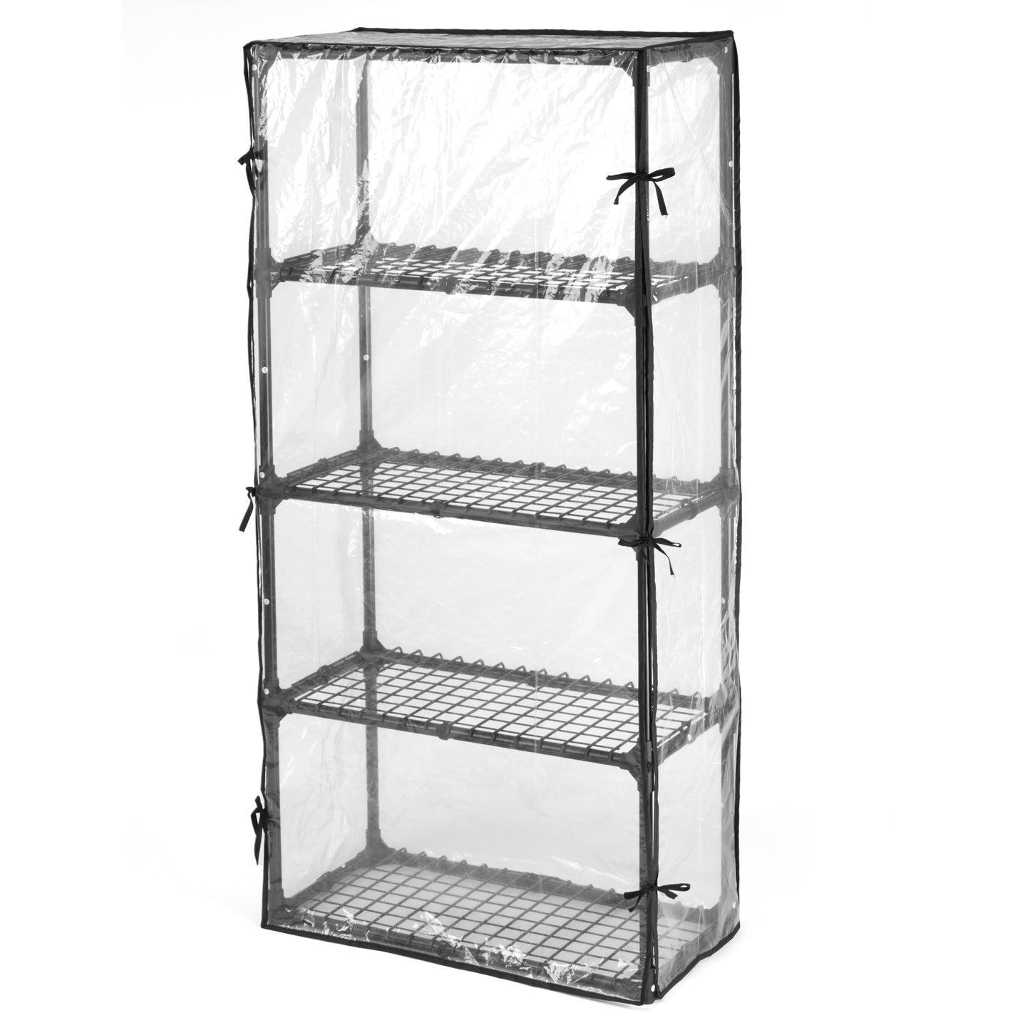 5-SHELF WIRE RACK WITH COVER(1PACK)