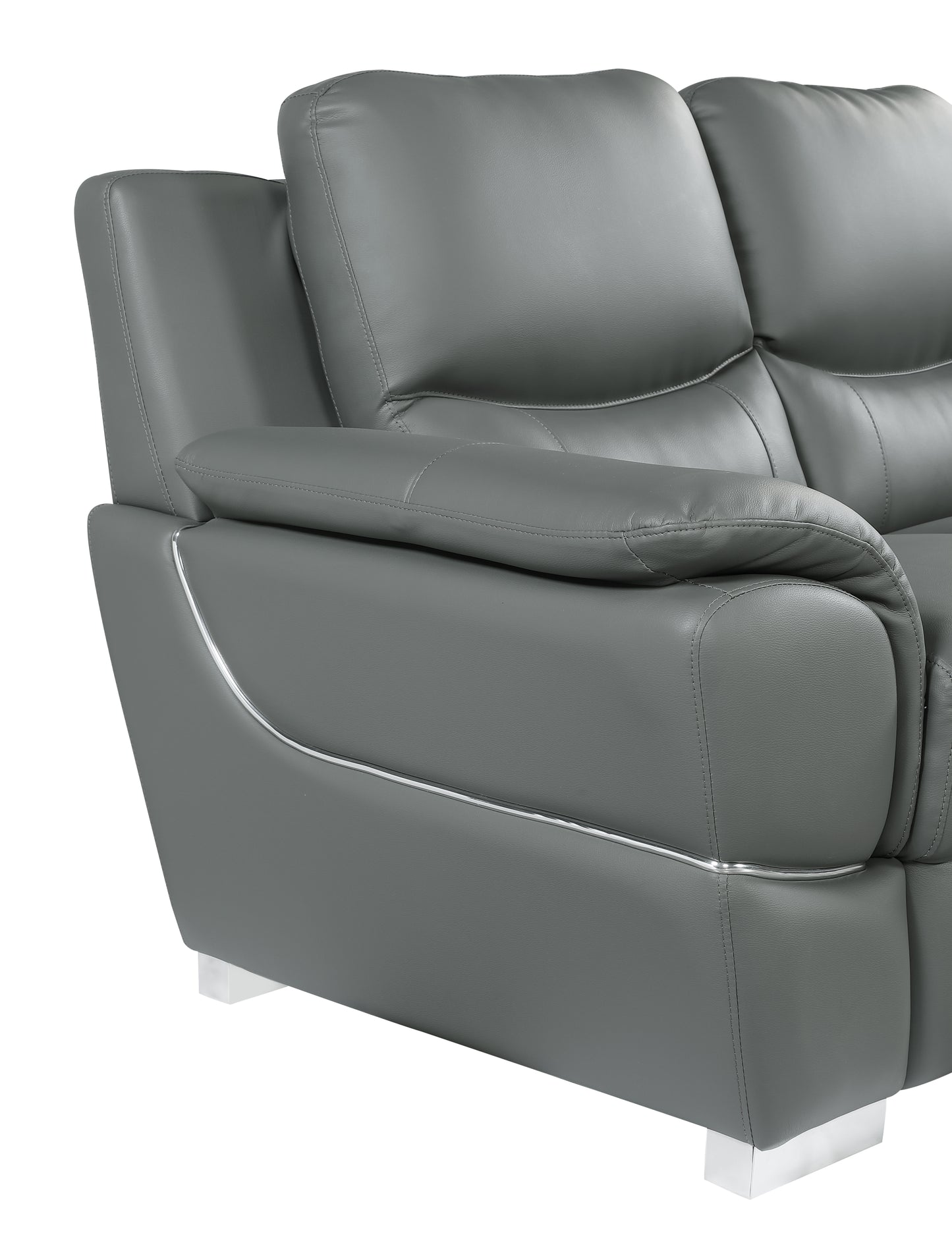 Global United Genuine Leather Sofa