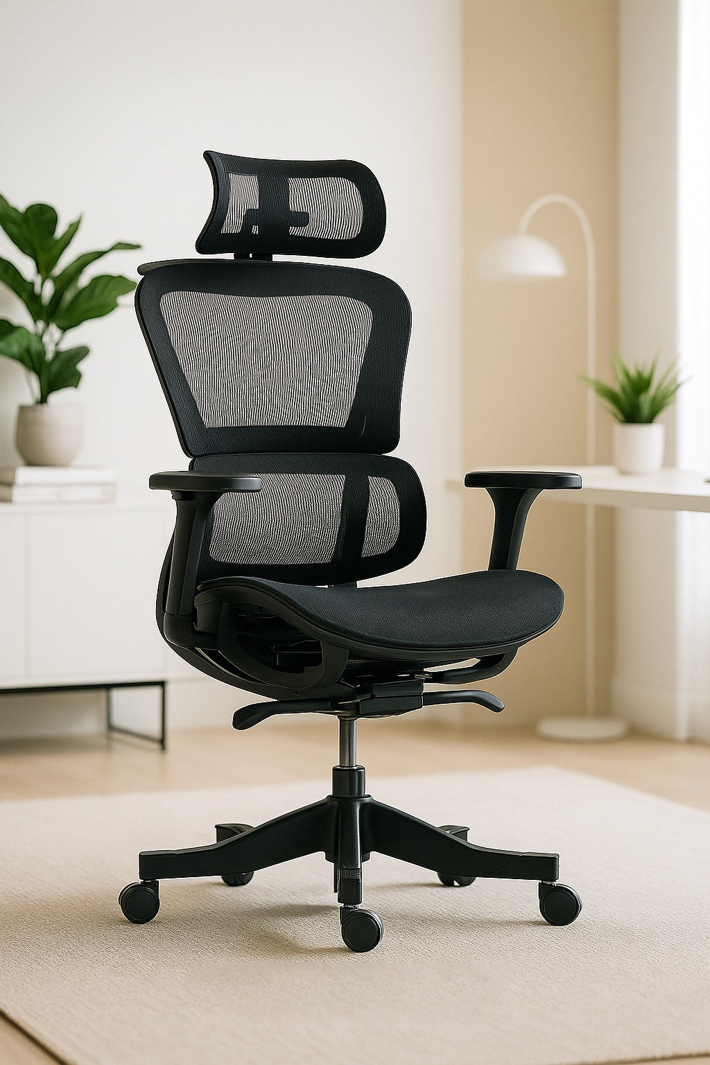 High Back Mesh Office Chair:8365HP-BK