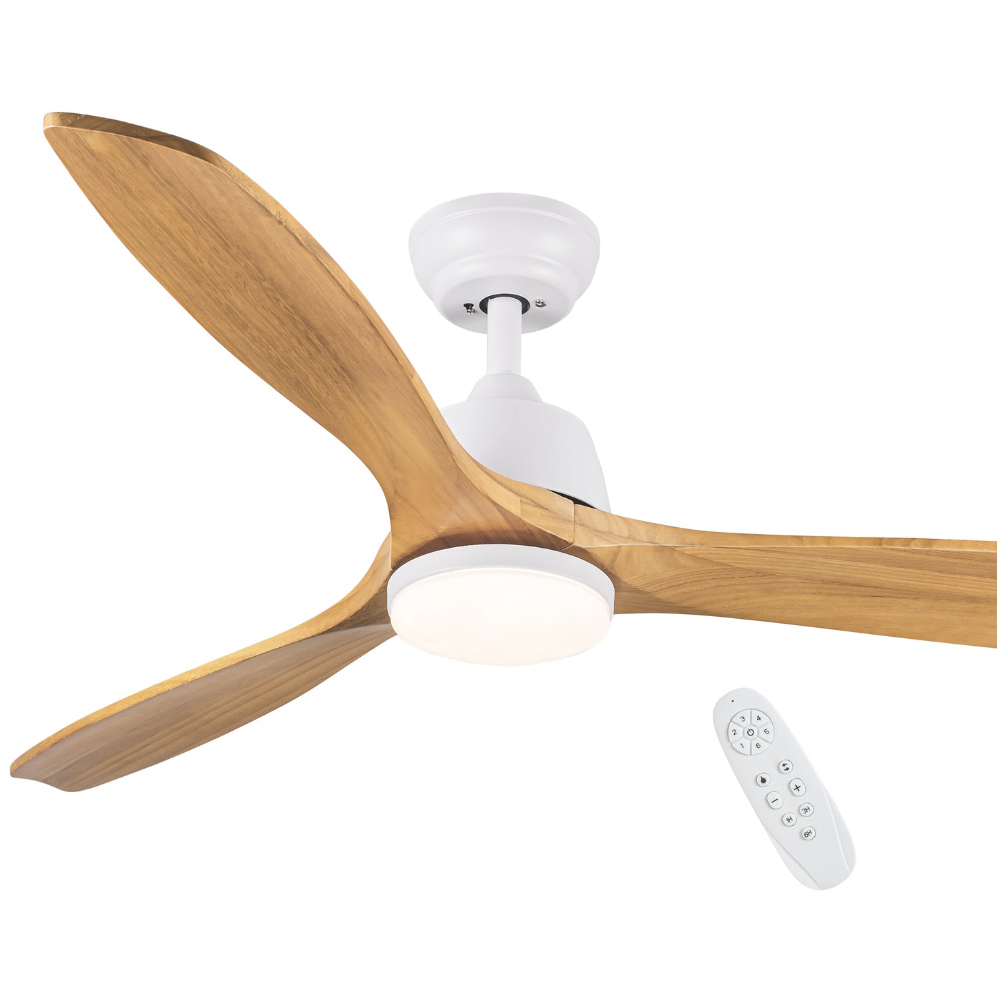 YUHAO 52 In.Intergrated LED Ceiling Fan Lighting with Remote Control