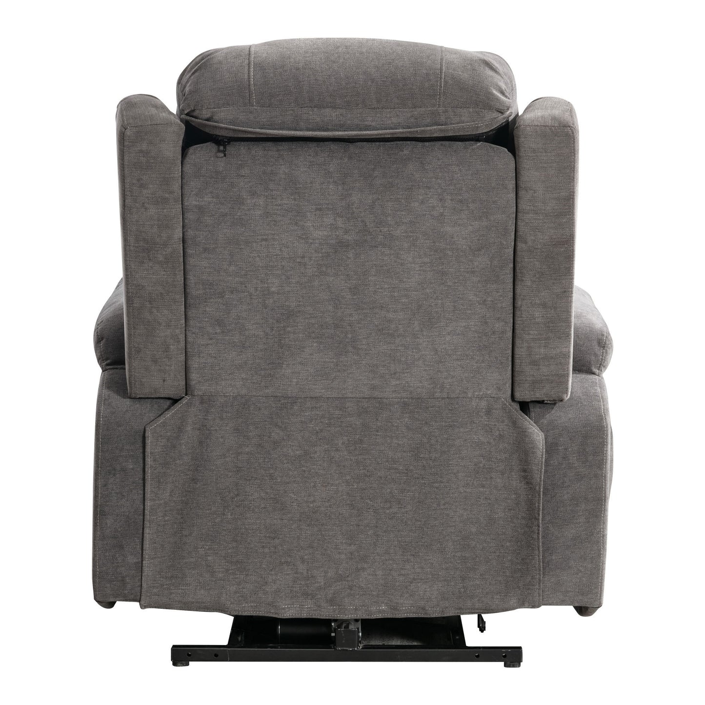 Power Lift Recliner Chair Recliners for Elderly with Heat and Massage Recliner Chair for Living Room with Infinite Position and Side Pocket,USB Charge Port(GREY)