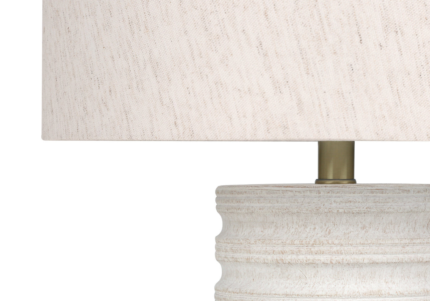 Lighting, 28"h, Table Lamp, Cream Resin, Ivory / Cream Shade, Transitional