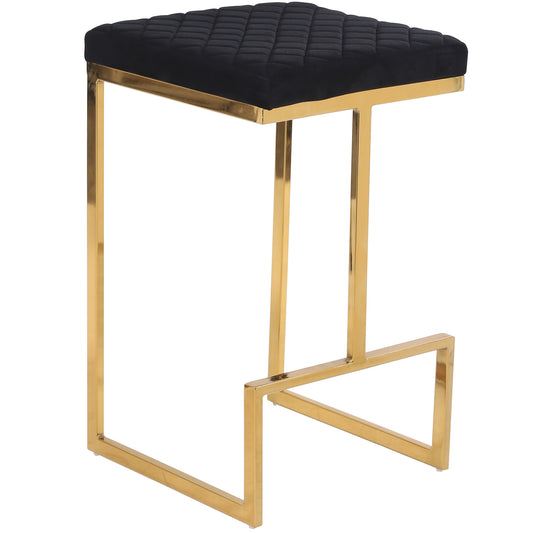 Joel Mid Century Modern Luxury Upholstered Stool