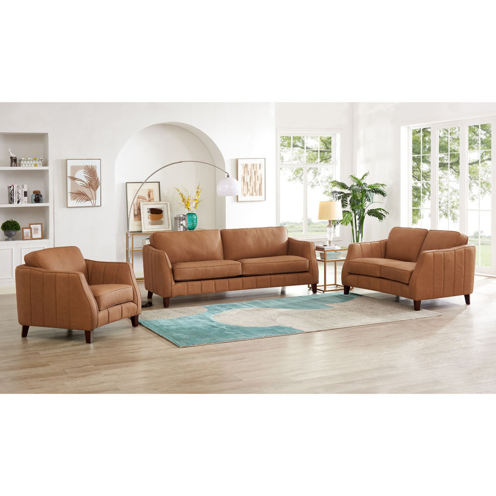 Aria Top Grain Leather Sofa Couch