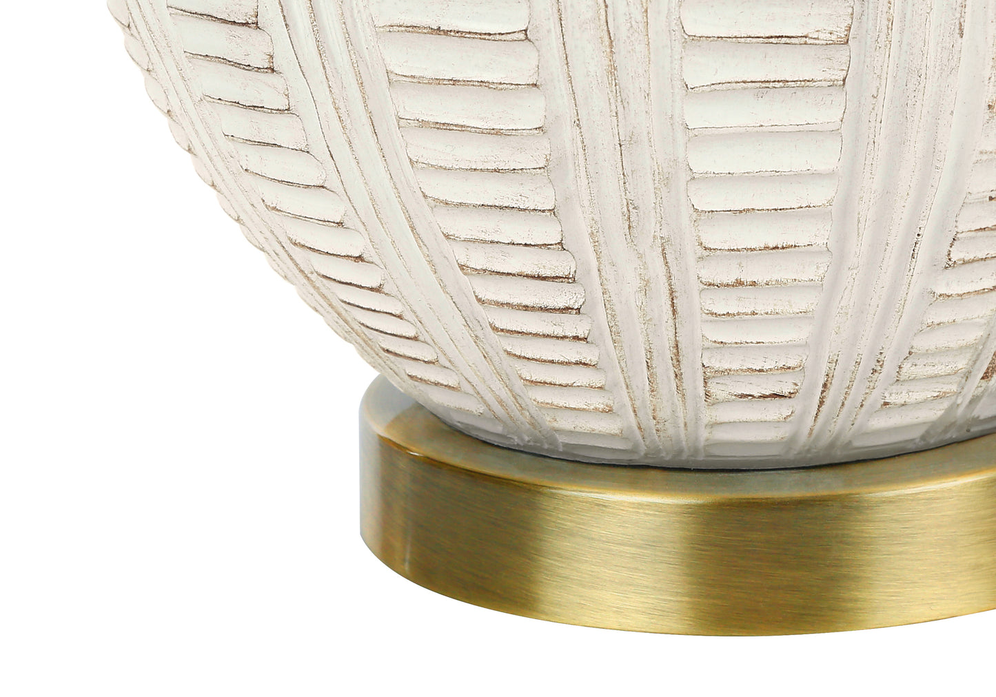 Lighting, 21"h, Table Lamp, Ivory / Cream Shade, Cream Resin, Transitional