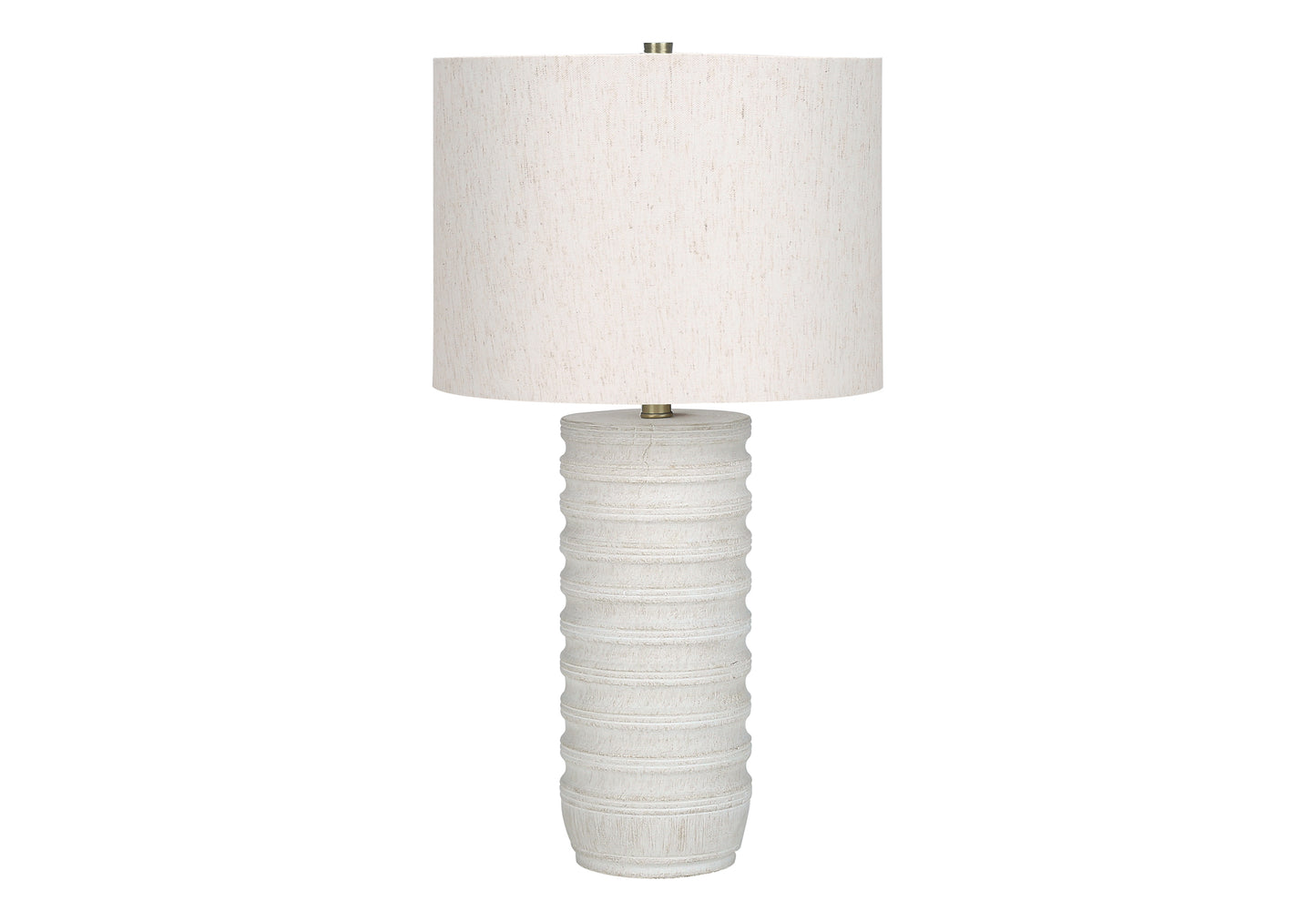 Lighting, 28"h, Table Lamp, Cream Resin, Ivory / Cream Shade, Transitional