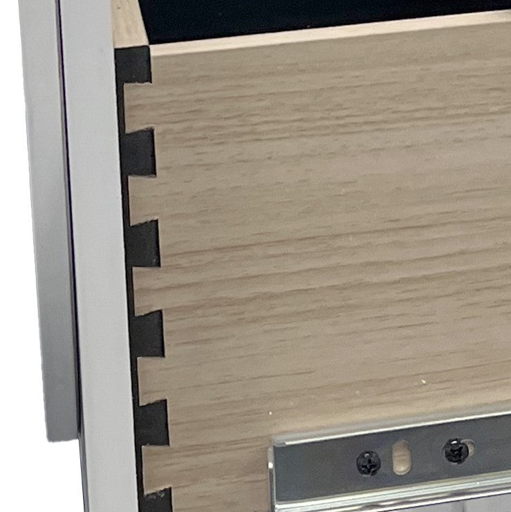 Tarian Pearl White Finish Nightstand