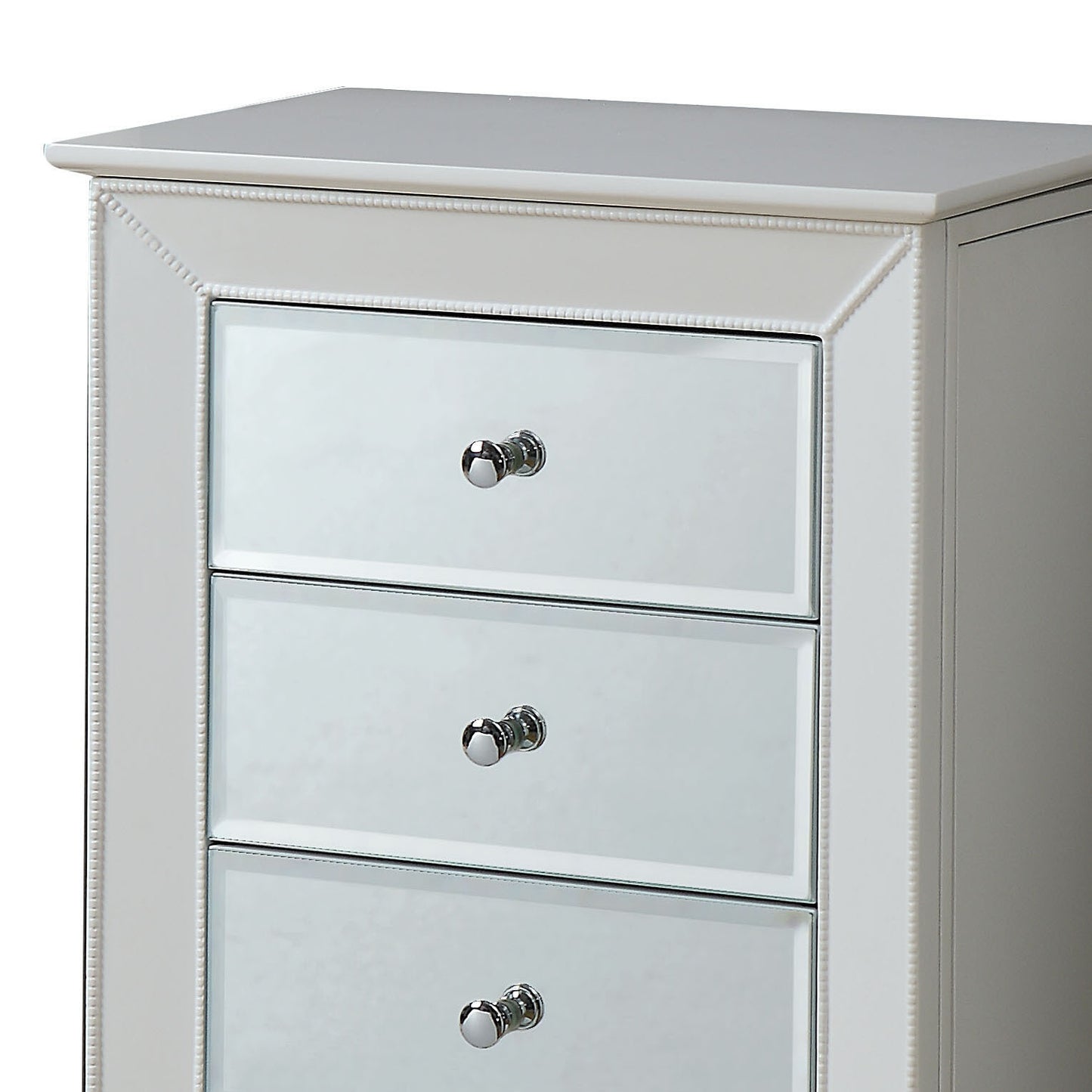 Talor White Finish Jewelry Armoire