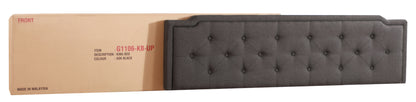 Stylish Black Full Bed With Versatile Design