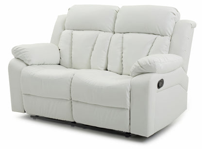 Glory Furniture Daria G682-RL Reclining Love seat , WHITE