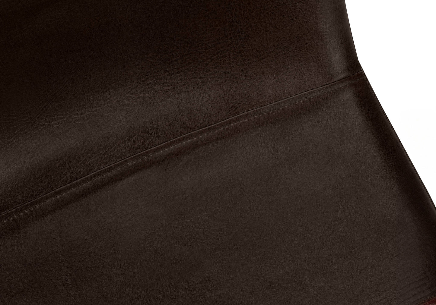 Office Chair, Bar Height, Standing, Computer Desk, Work, Brown Leather Look, Black Metal, Contemporary, Modern