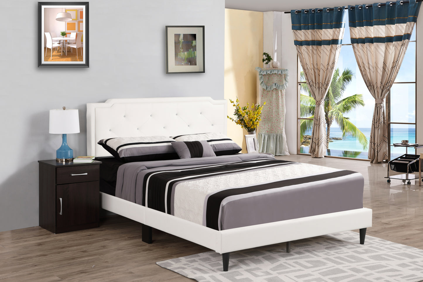 Stylish And Cozy White Bed For Any Bedroom