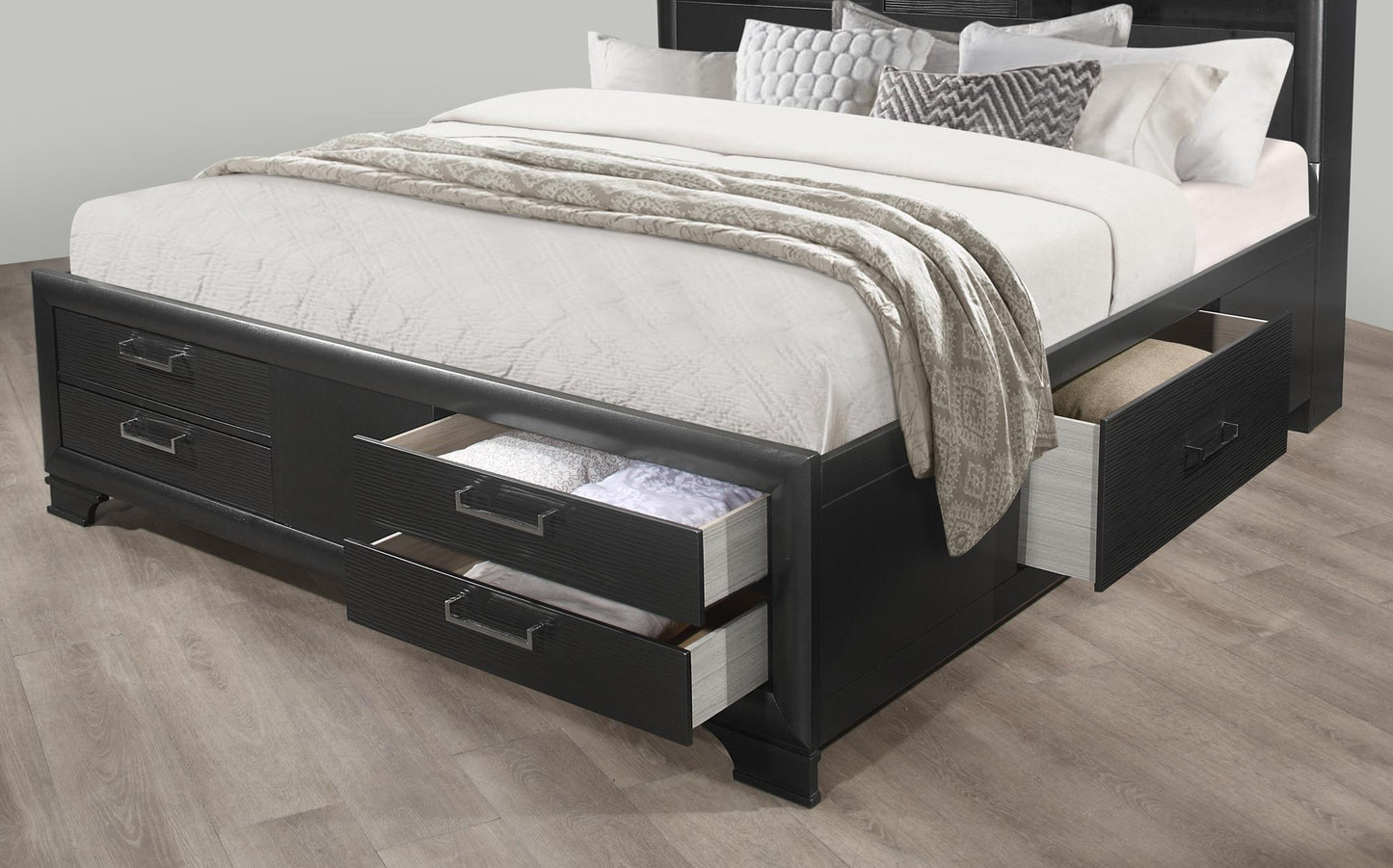 CIVIC GREY KING BED