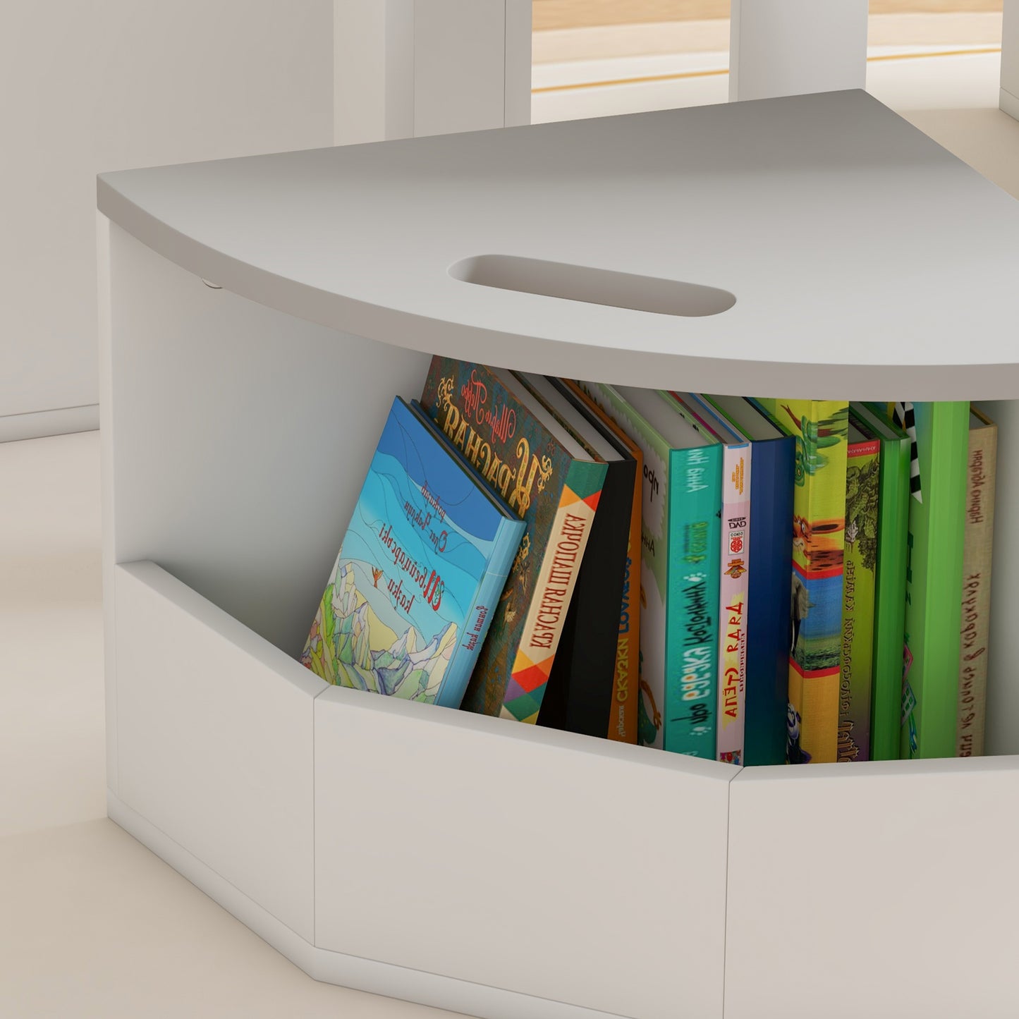 Qaba Kids Table and Chairs Set, 5 Piece Toddler Table and Chairs Set with Storage for Art, Craft, Drawing, Playroom, Classroom, Nursery, Gray