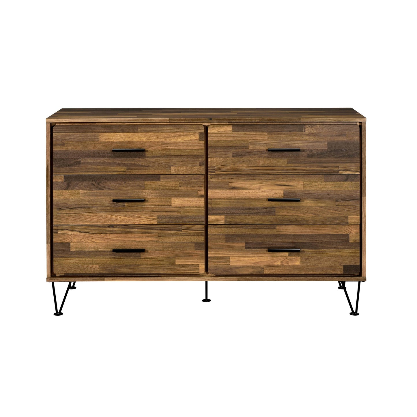 Walnut 6-Drawer Dresser