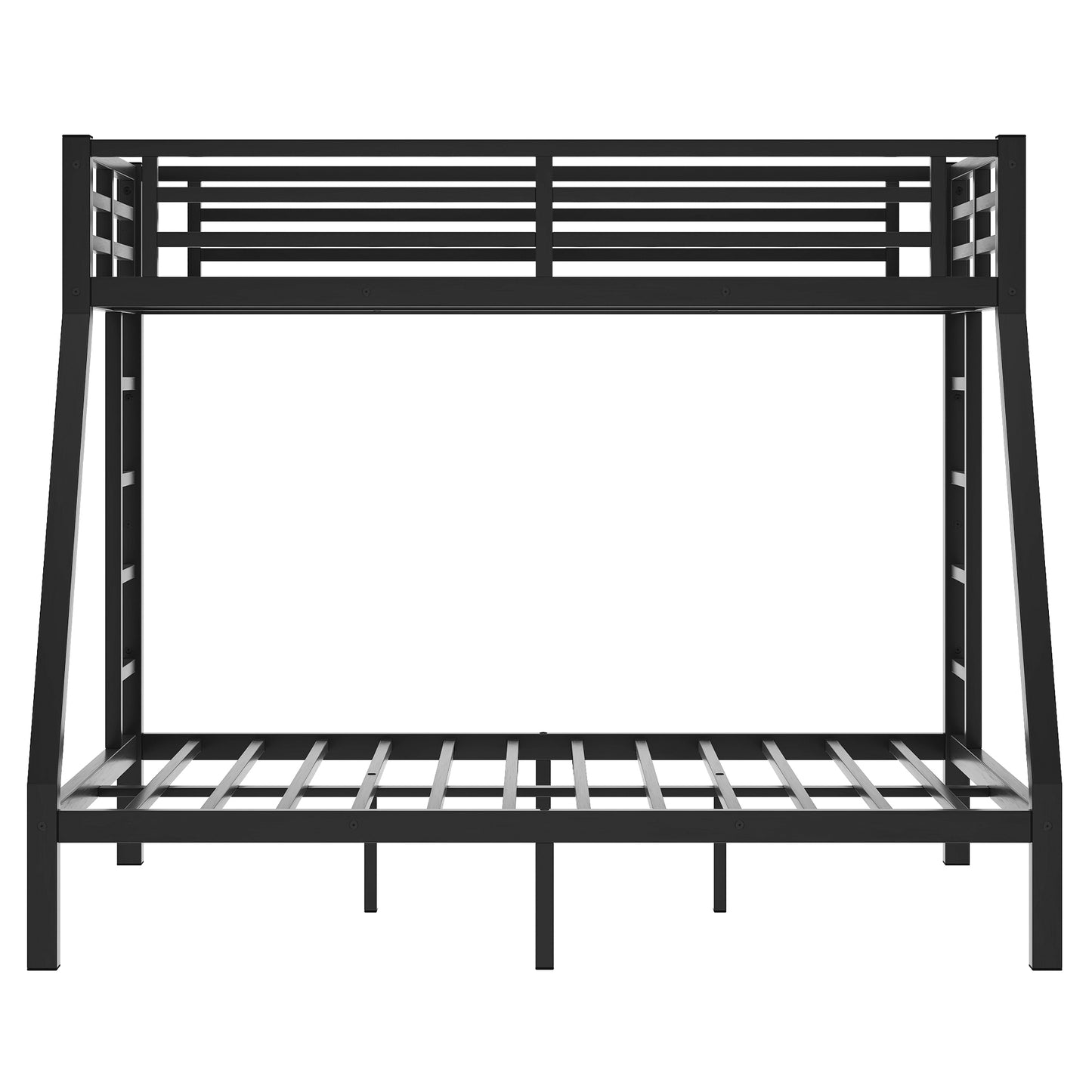 Metal Twin XL over Queen Bunk Bed for Teens and Adults,Space-Saving/Noise Reduced/No Box Spring Needed, Old SKU W1307S00019