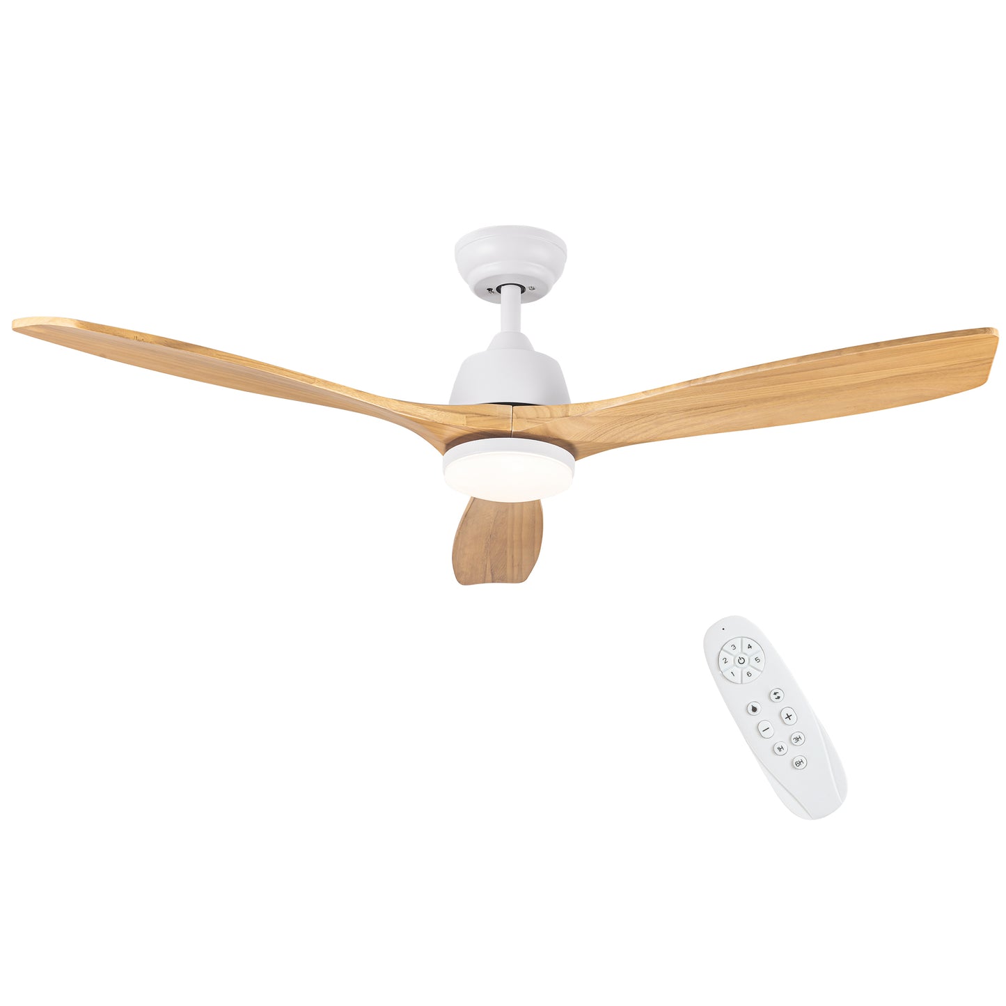 YUHAO 52 In.Intergrated LED Ceiling Fan Lighting with Remote Control