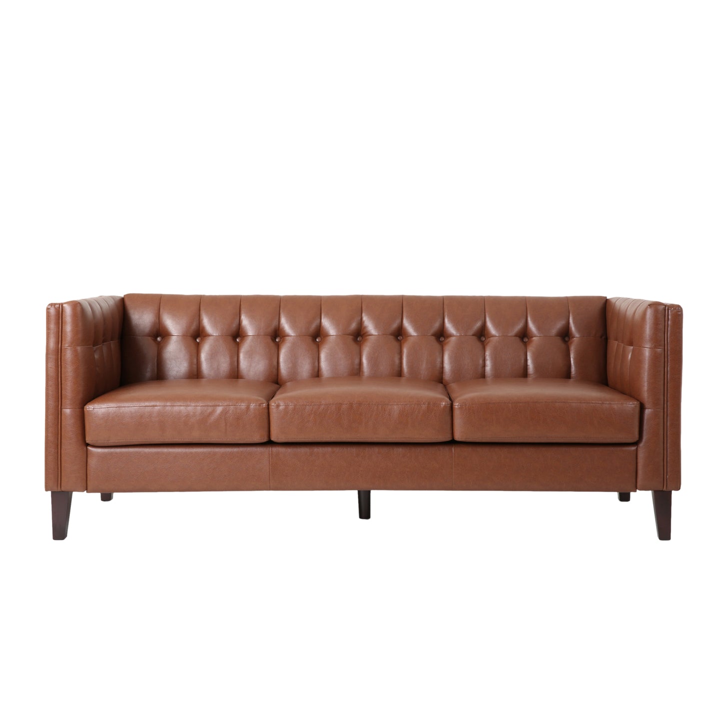 Mirod Comfy 3-seat Sofa with Tufted Back , Modern for Living Room