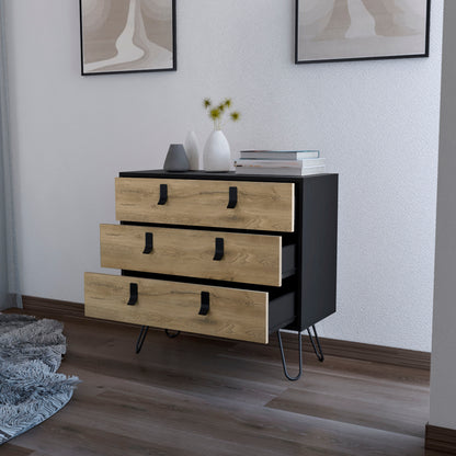 Kimball Hairpin Legs Dresser with 3-Drawers and Modern Design