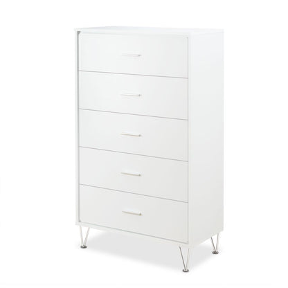 Deoss White Finish Chest