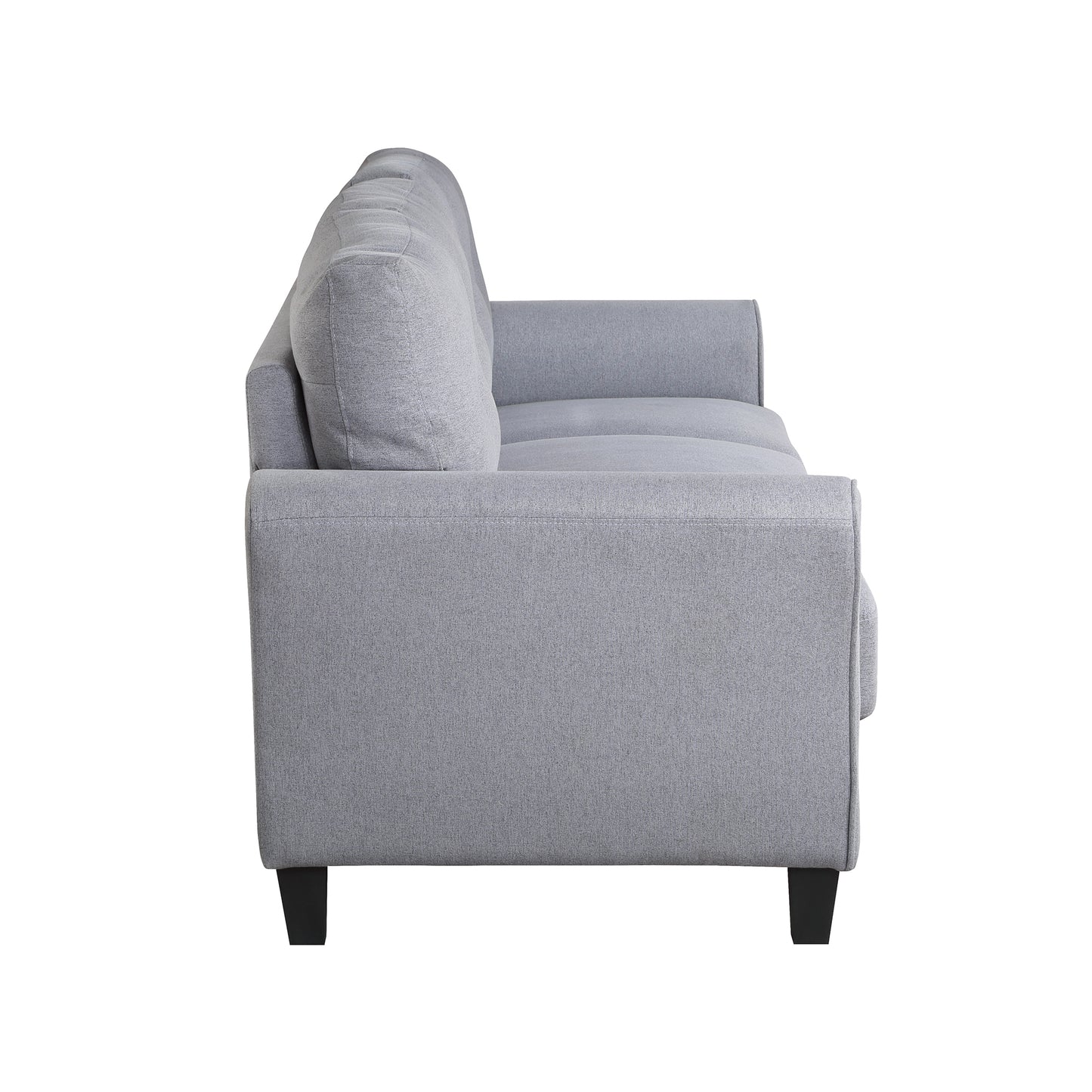 79.9" Modern Living Room Sofa Linen Upholstered Couch Furniture for Home or Office ,Light Grey*Blue,(3-Seat,Old Sku:WF288519AAC)