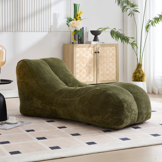 Creative bean bag sofa chair for adults filled  with high-quality sponge that is plump and elastic fitting the curves of the human body and providing gentle support to the body in all as