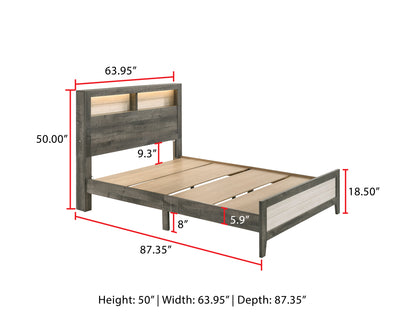 Rhett - Queen Bed In 1 Box - White