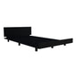 Kaia Twin Bed Base with Headboard Black