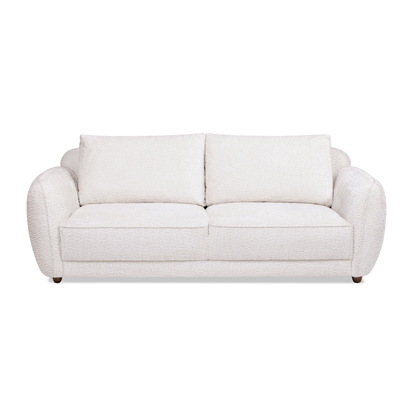 Sharon 84" Puffy Arm Sofa, Alpaca Off-White Chenille