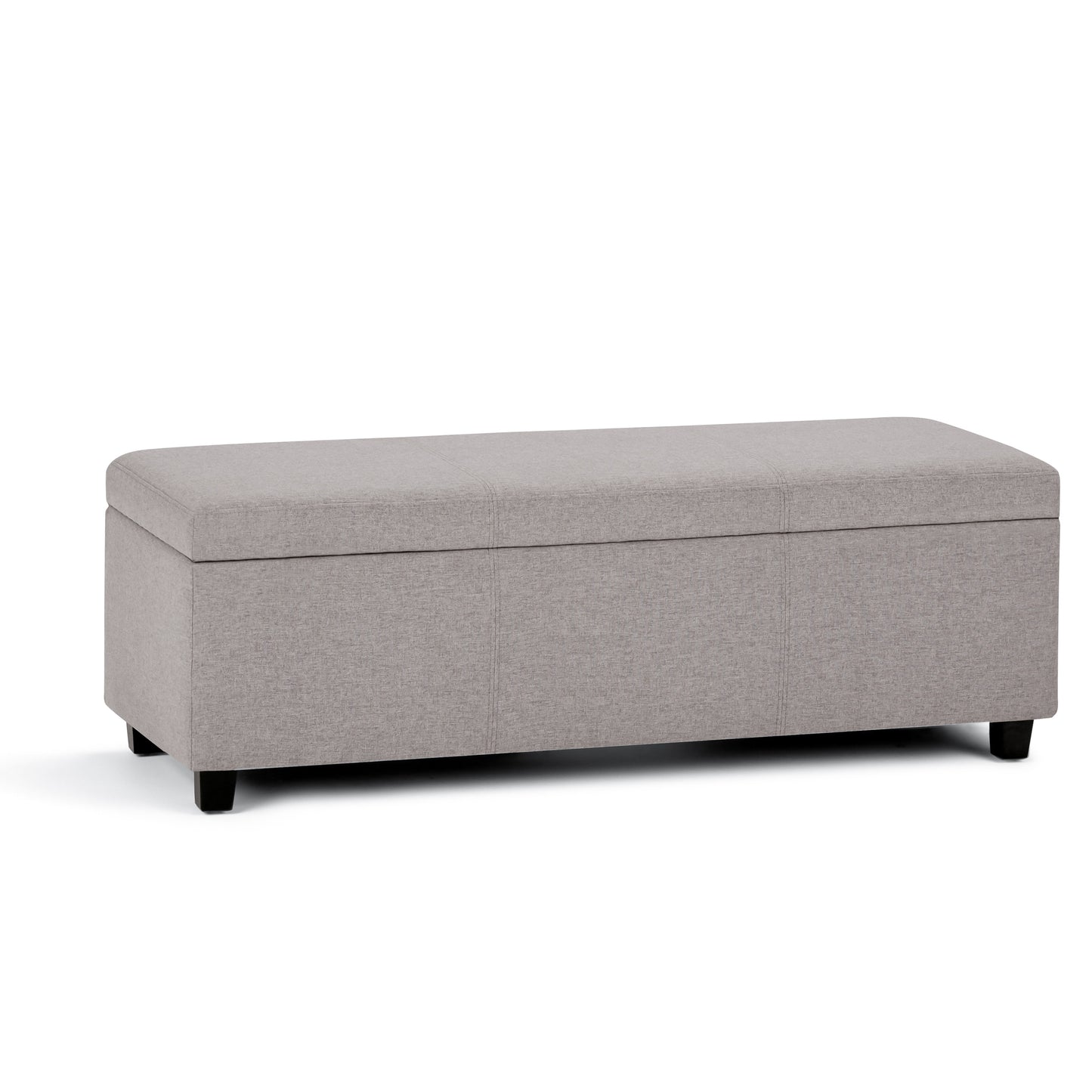 Avalon - Storage Ottoman Bench - Cloud Grey