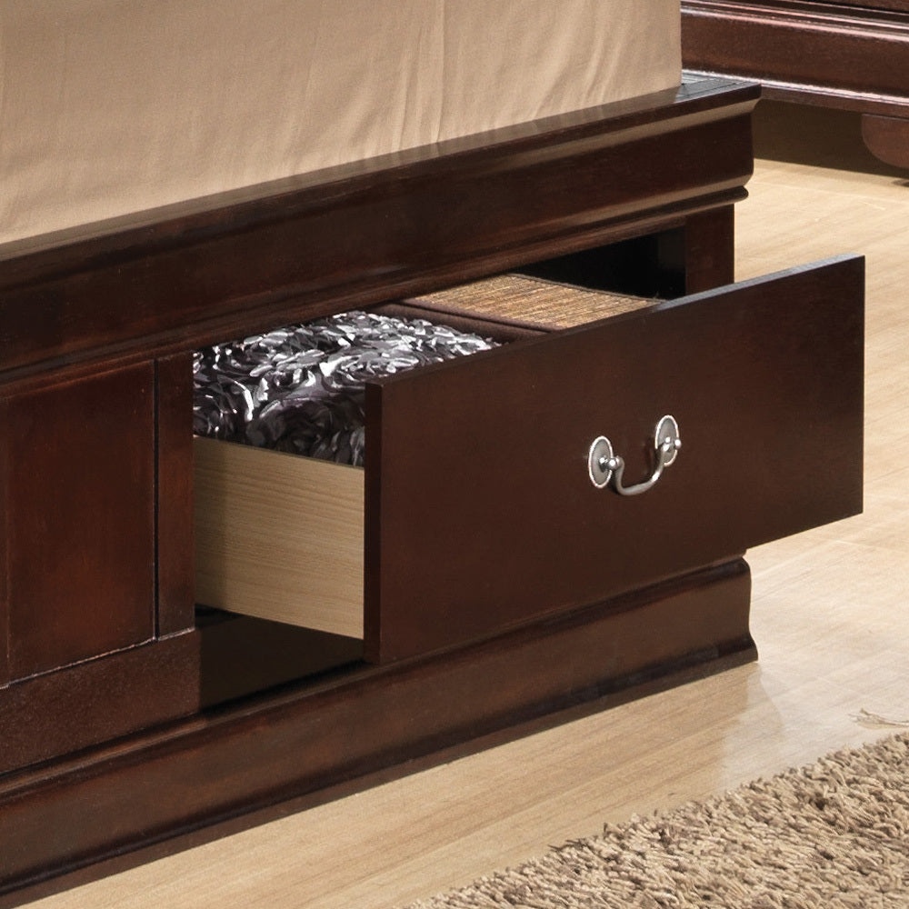 Glory Furniture Louis Phillipe G3125B-FSB Full Storage bed , Cappuccino