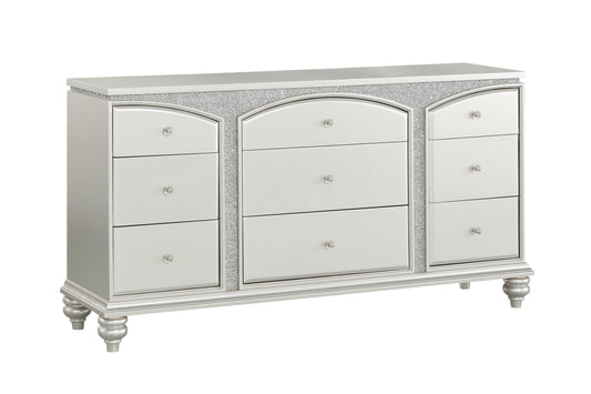 Maverick Platinum Finish Dresser