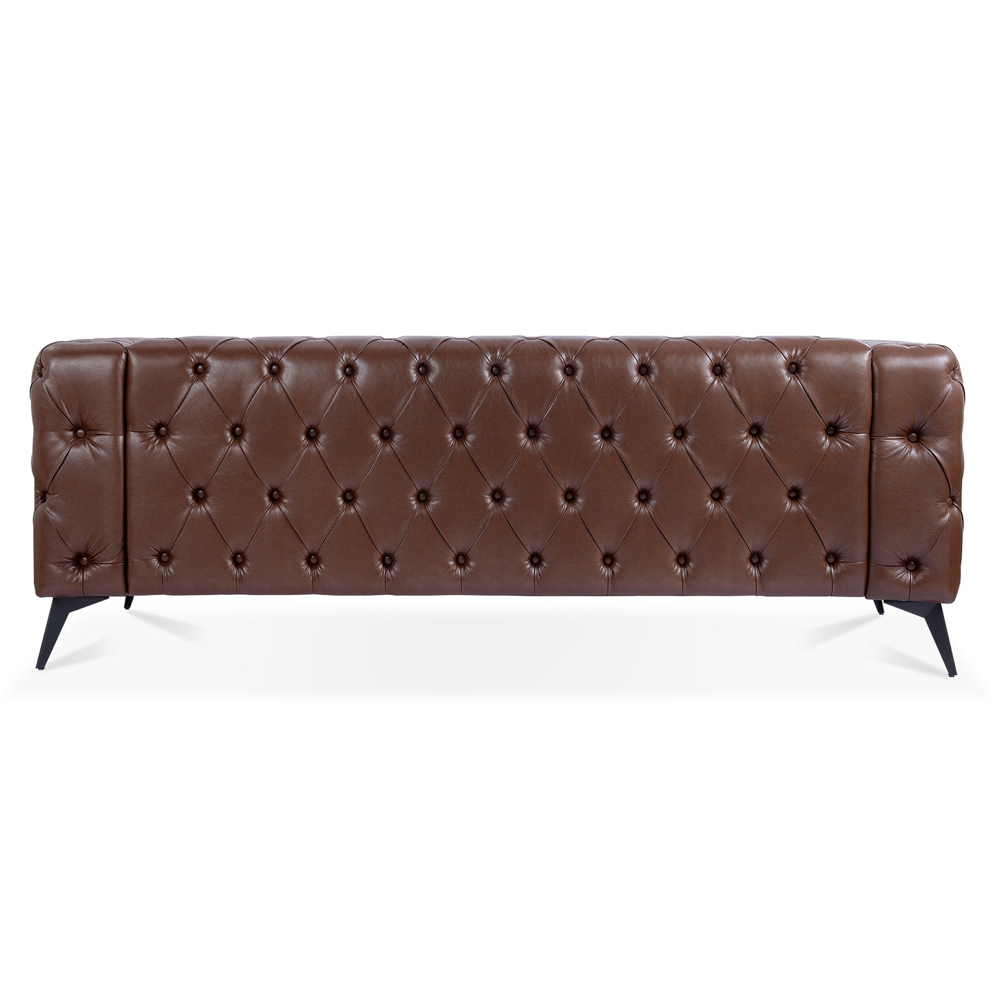 84.06Inch Width Traditional  Square Arm removable cushion 3 seater Sofa