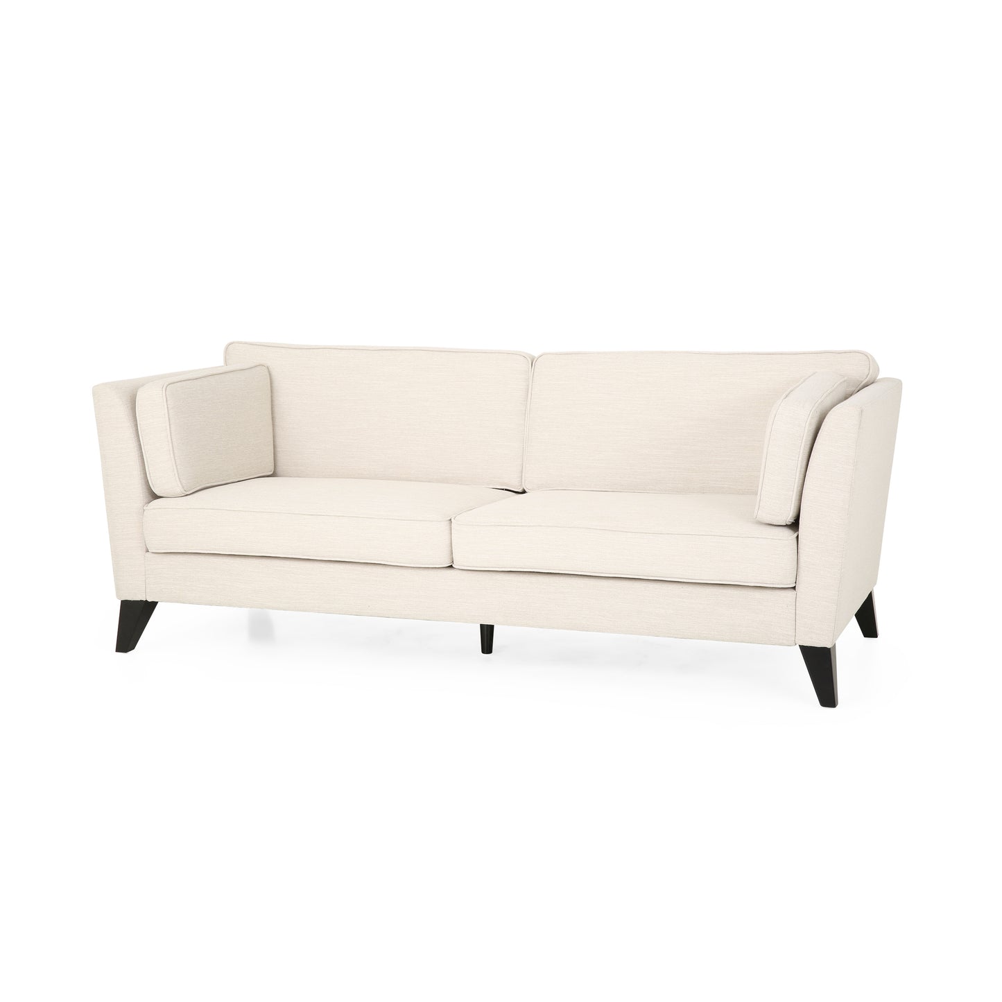 Mirod 3 Seater Fabric Sofa,with Birch Legs,Study and Living Room