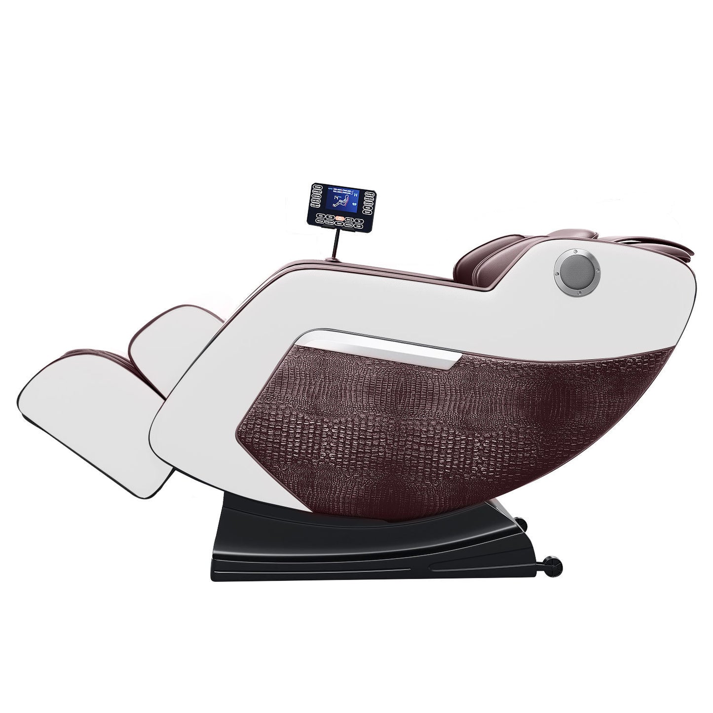 Massage Chair,Full Body Zero Gravity Recliner with Bluetooth, Hip Heating, Foot Massage and Air Massage System for Home Office, for mom/dad (Brown)