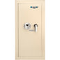 0.82 CUBIC FT LEFT OPEN BEIGE  BIOMETRIC WALL SAFE