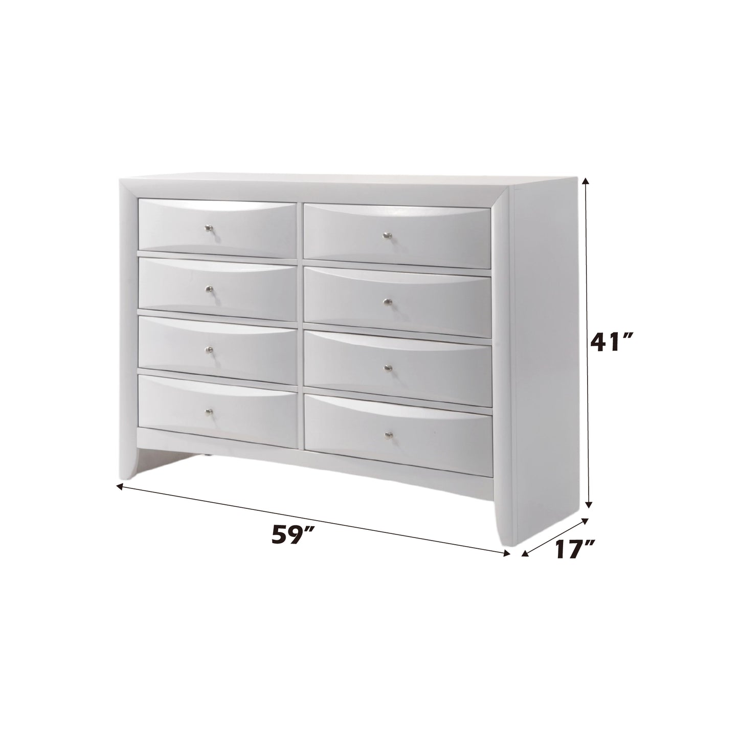 Ireland White Finish Dresser