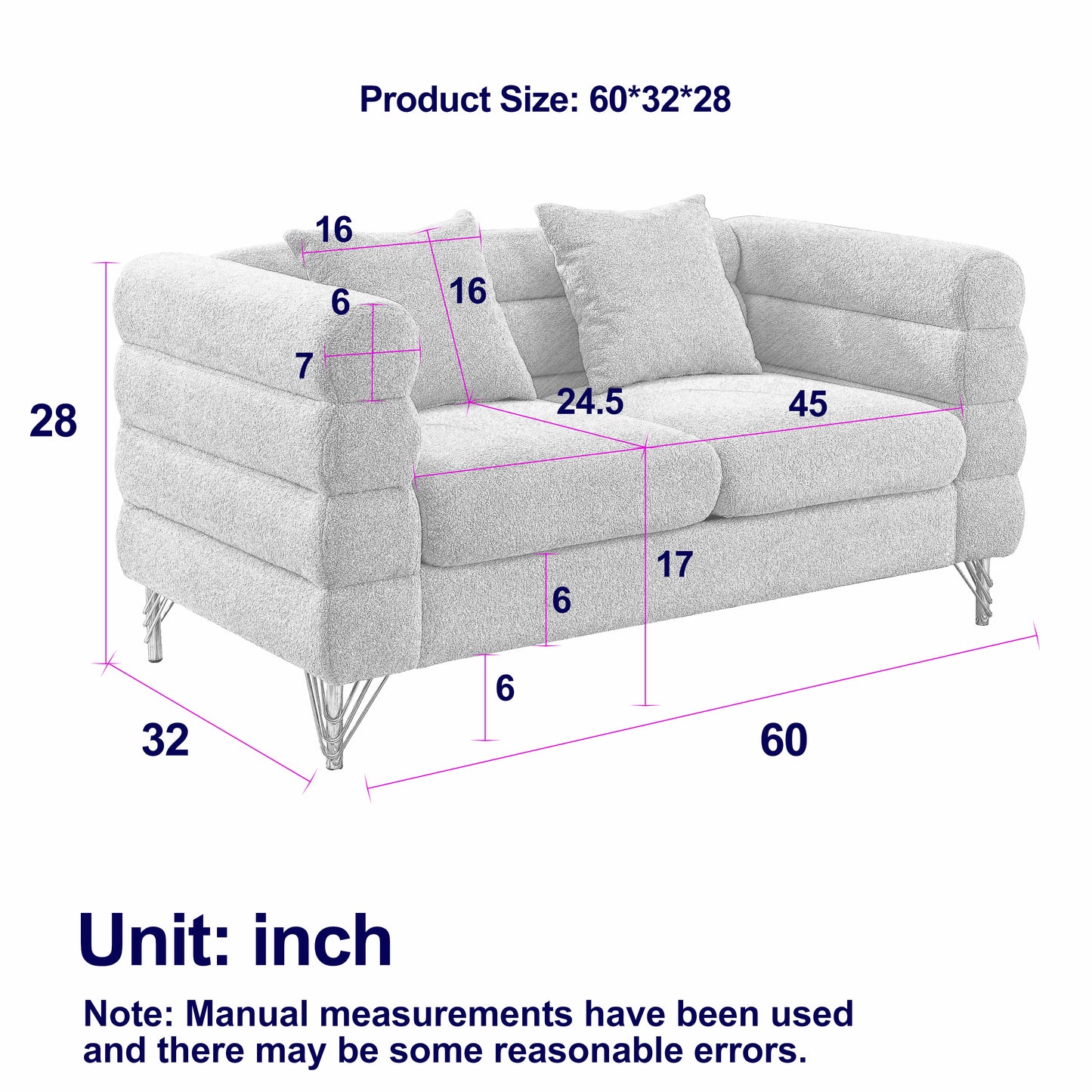 3-seater + 2-seater Combination sofa.Green teddy