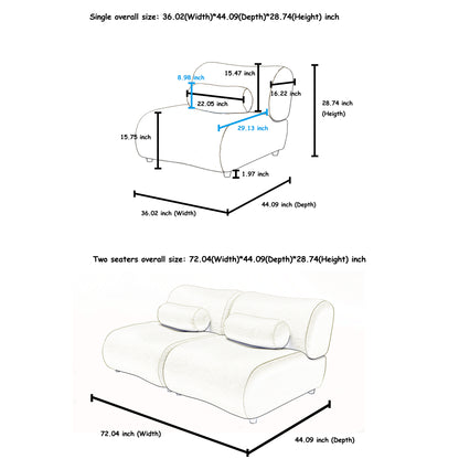 Black Modular L-Shaped Sofa with Moveable Headrests – Modern Chenille Fabric Sectional Couch with Hidden Legs & Cylindrical Pillows – Perfect for Living Rooms, Large Seating, and Customizable Layouts