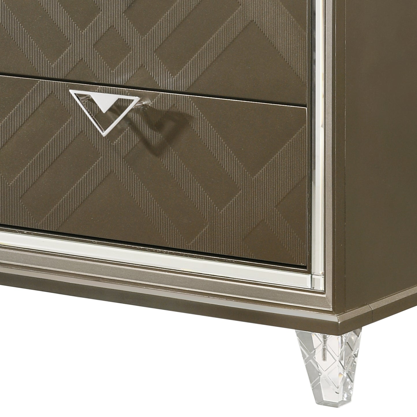 Skylar Dark Champagne Finish Nightstand