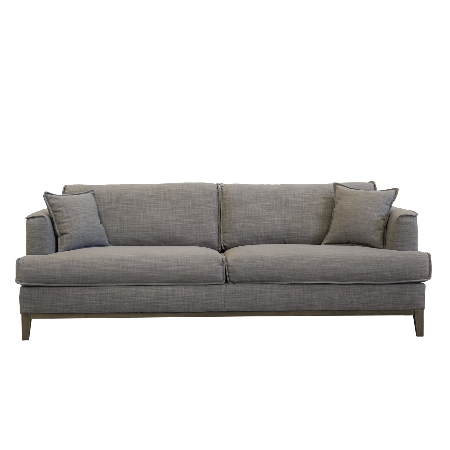 Aspen Grey Linen Sofa