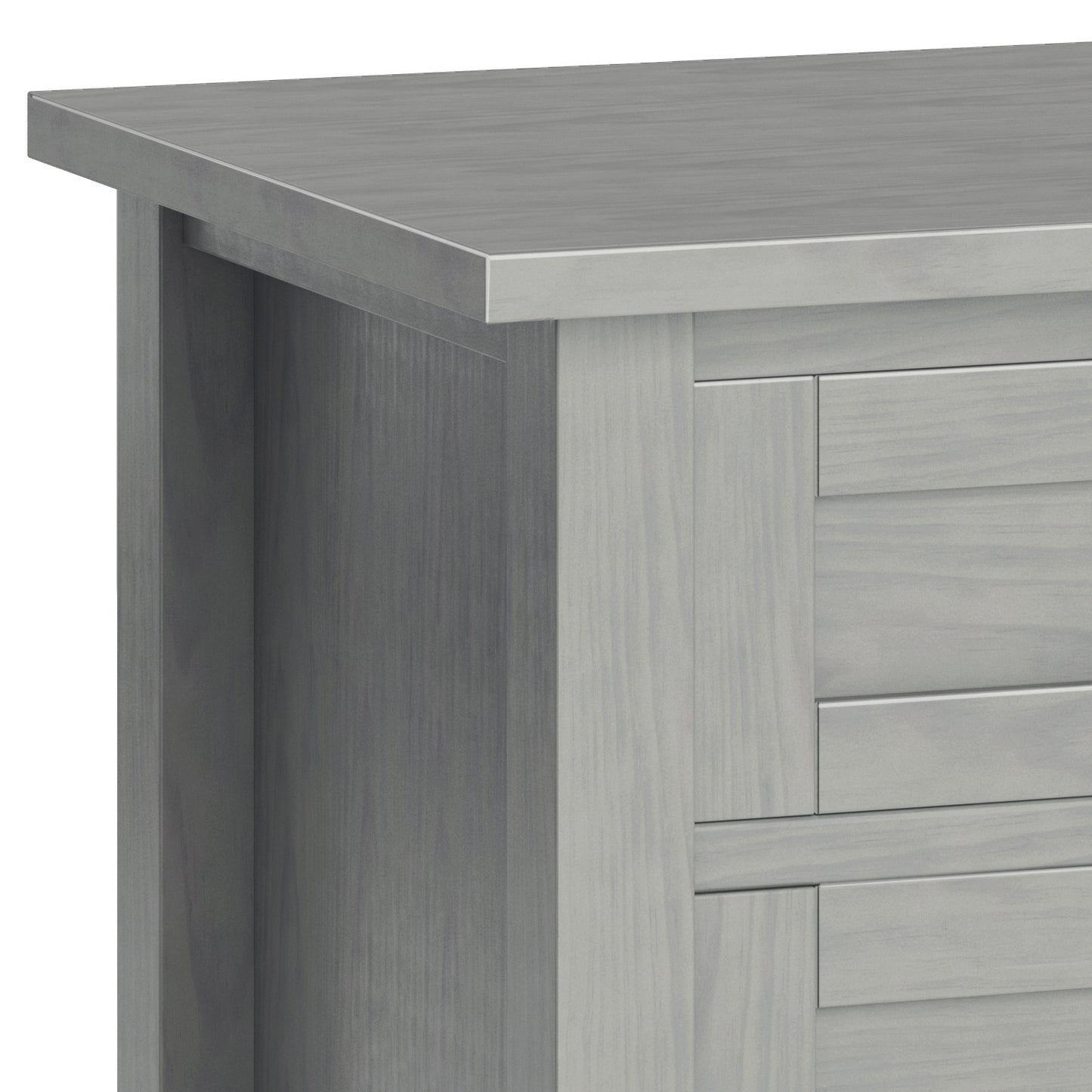 Warm Shaker - Bedside Table - Fog Grey