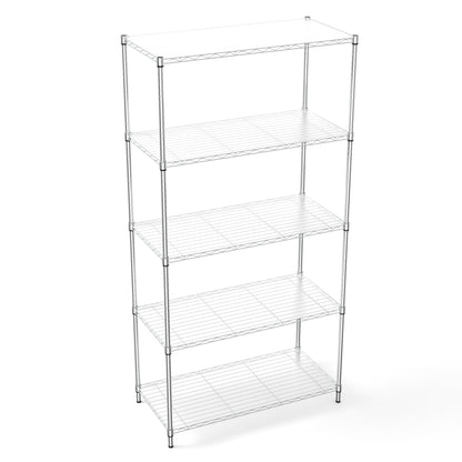 5 Tier Shelf Wire Shelving Unit - 5T-1636-C-LKJ, 72H