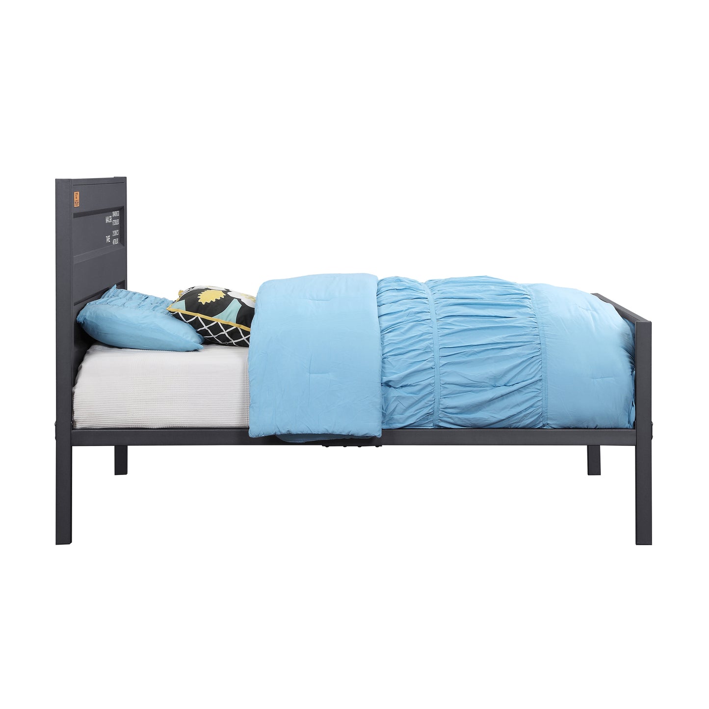 Gunmetal Full Platform Bed