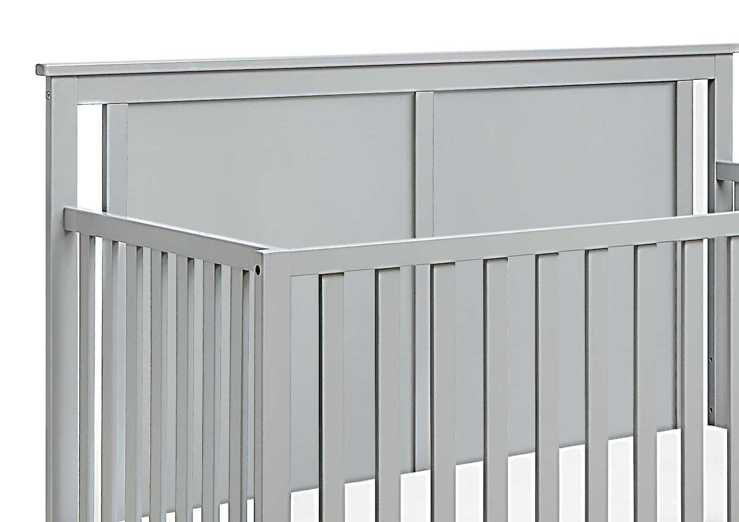 Connelly Mini Crib With Mattress Pad Gray/Rockport Gray