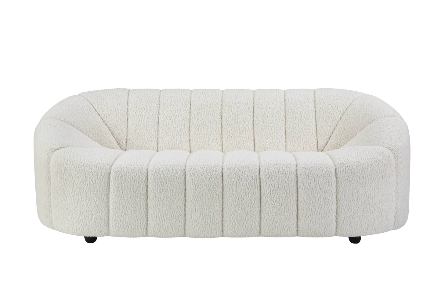 Osmash White Teddy Sherpa Sofa