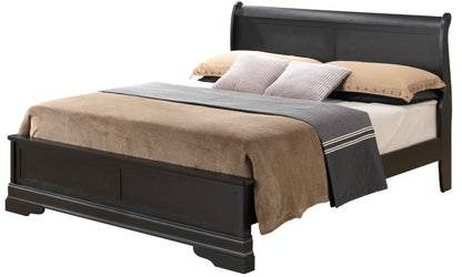 Traditional Black King Bed For Comfort