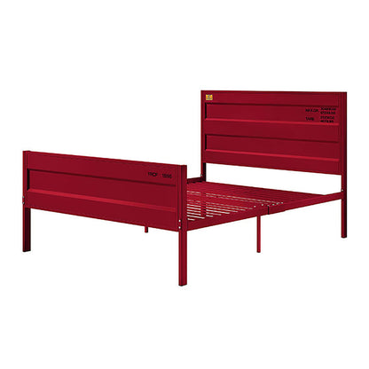 Red Full Platform Bed