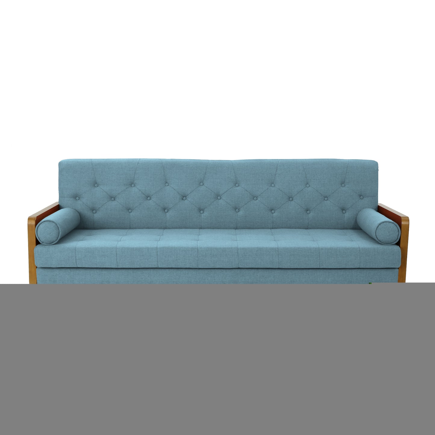 Aidan Mid Century Modern Tufted Fabric Sofa