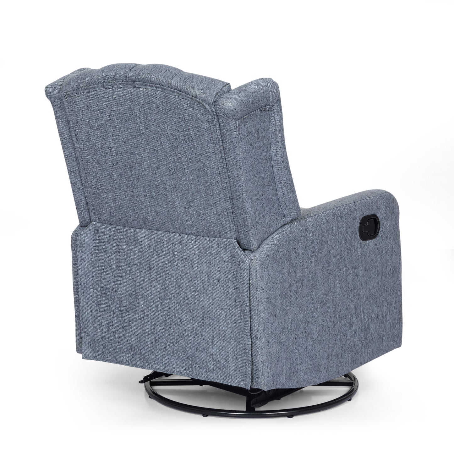 Classic Design, Manual Recliner Chair with 360-Degree Swivel